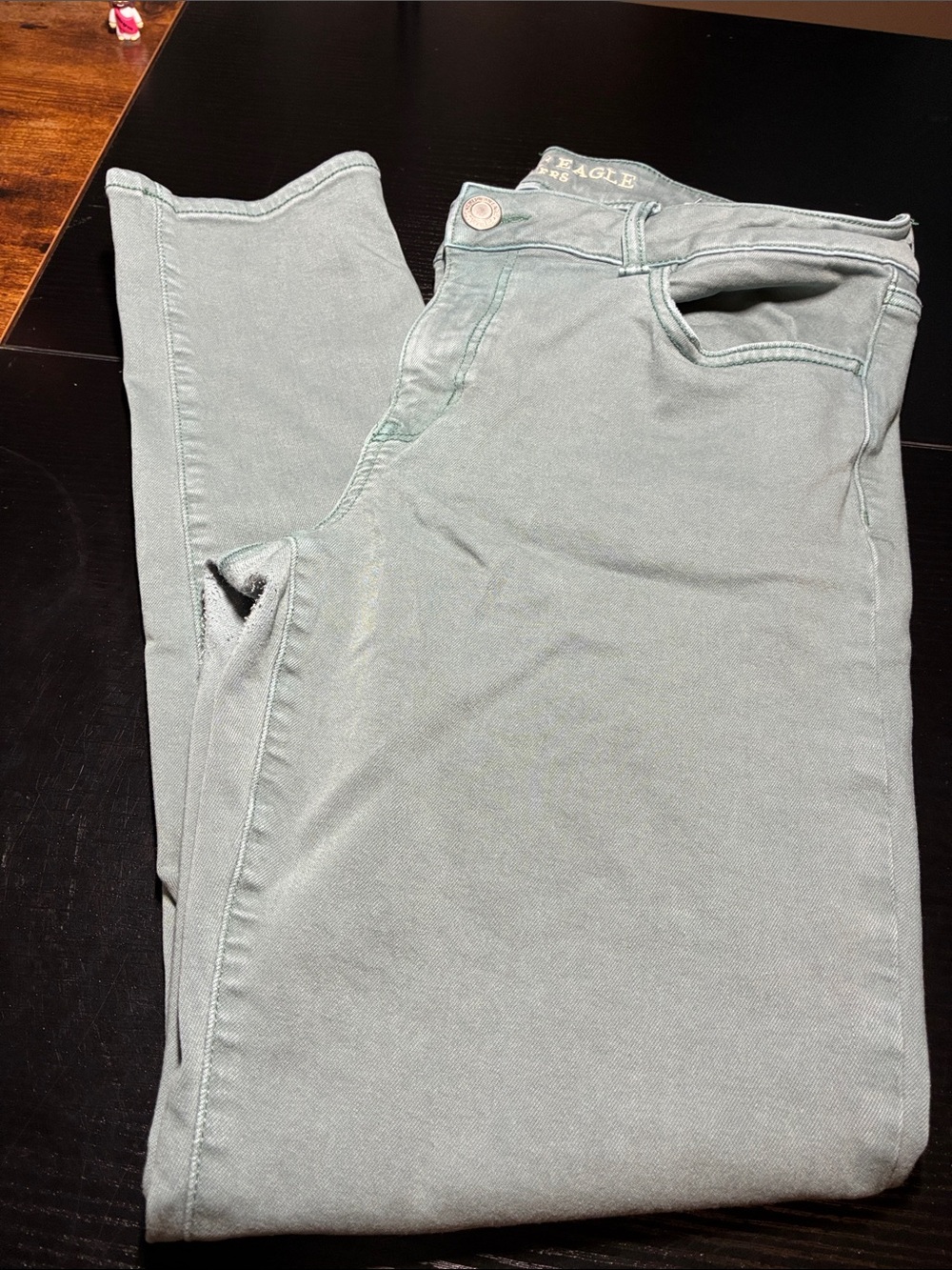 American Eagle Outfitters Skinny Jeans in Sage Green
